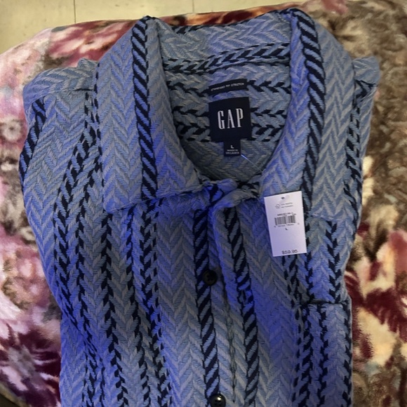 Thick Knit Short Sleeve Collar Shirt - Picture 2 of 6